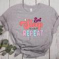 Eat Sleep Baseball Repeat Baseball Moms Women's Heather T-Shirt Athletic Heather Eat Sleep Baseball Repeat Baseball Moms Women's Heather T-Shirt Athletic Heather