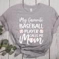 My Favorite Baseball Player Calls Me Mom For Baseball Mom Premium Women's Heather T-Shirt Athletic Heather My Favorite Baseball Player Calls Me Mom For Baseball Mom Premium Women's Heather T-Shirt Athletic Heather
