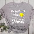 My Favorite Player Calls Me Mommy Softball Baseball Mom Women's Heather T-Shirt Athletic Heather My Favorite Player Calls Me Mommy Softball Baseball Mom Women's Heather T-Shirt Athletic Heather