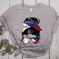 Filipina Baseball Mom Philippines Flag Baseball Girl Women's Heather T-Shirt Athletic Heather Filipina Baseball Mom Philippines Flag Baseball Girl Women's Heather T-Shirt Athletic Heather