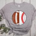 Football Baseball Player Football Baseball Mom Women's Heather T-Shirt Athletic Heather Football Baseball Player Football Baseball Mom Women's Heather T-Shirt Athletic Heather