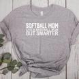 FUNNY Softball Mom Like A Baseball Mom But Smarter Women's Heather T-Shirt Athletic Heather FUNNY Softball Mom Like A Baseball Mom But Smarter Women's Heather T-Shirt Athletic Heather