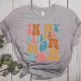 Groovy In My Baseball Mom Era Softball Game Day Women's Heather T-Shirt Athletic Heather Groovy In My Baseball Mom Era Softball Game Day Women's Heather T-Shirt Athletic Heather