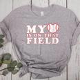 My Heart Is On That Court Baseball Mom Women's Heather T-Shirt Athletic Heather My Heart Is On That Court Baseball Mom Women's Heather T-Shirt Athletic Heather