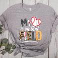 My Heart Is On That Field Mother's Day Baseball Mom Women Women's Heather T-Shirt Athletic Heather