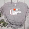 I Heart Hot Baseball Moms Women's Heather T-Shirt Athletic Heather