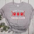 Home Plate Social Club Softball Season Baseball Mom Premium Women's Heather T-Shirt Athletic Heather Home Plate Social Club Softball Season Baseball Mom Premium Women's Heather T-Shirt Athletic Heather