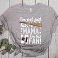 I'm Not Just His Mama I'm His 1 Fan Baseball Mom Women's Heather T-Shirt Athletic Heather I'm Not Just His Mama I'm His 1 Fan Baseball Mom Women's Heather T-Shirt Athletic Heather