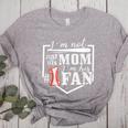 I'm Not Just His Mom I'm His One Fan Proud Baseball Mom Women's Heather T-Shirt Athletic Heather I'm Not Just His Mom I'm His One Fan Proud Baseball Mom Women's Heather T-Shirt Athletic Heather