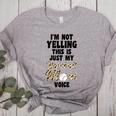 I'm Not Yelling This Is Baseball Mom Baseball Women's Heather T-Shirt Athletic Heather I'm Not Yelling This Is Baseball Mom Baseball Women's Heather T-Shirt Athletic Heather