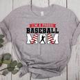 I'm a Proud Baseball Mom Baseball Women's Heather T-Shirt Athletic Heather