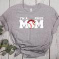 I'm A Proud Mom Baseball Mom Women's Heather T-Shirt Athletic Heather I'm A Proud Mom Baseball Mom Women's Heather T-Shirt Athletic Heather