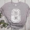 Jersey Number 8 Eight T-Shirt Football Number Baseball Mom Women's Heather T-Shirt Athletic Heather Jersey Number 8 Eight T-Shirt Football Number Baseball Mom Women's Heather T-Shirt Athletic Heather