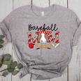 Leopard Baseball Mom Game Day Vibes Mother's Day Women's Heather T-Shirt Athletic Heather Leopard Baseball Mom Game Day Vibes Mother's Day Women's Heather T-Shirt Athletic Heather