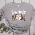 Leopard Baseball Mom Baseball Mama Retro Cute Mother's Day Women's Heather T-Shirt Athletic Heather Leopard Baseball Mom Baseball Mama Retro Cute Mother's Day Women's Heather T-Shirt Athletic Heather