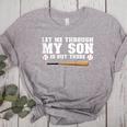Let Me Through My Son Is Out There Baseball Mom Women's Heather T-Shirt Athletic Heather Let Me Through My Son Is Out There Baseball Mom Women's Heather T-Shirt Athletic Heather
