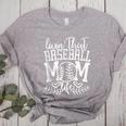 Living That Baseball Mom Life Sporty Humor Women's Heather T-Shirt Athletic Heather
