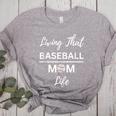 Living That Baseball Mom Life Women's Heather T-Shirt Athletic Heather Living That Baseball Mom Life Women's Heather T-Shirt Athletic Heather