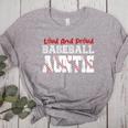 Loud And Proud Baseball Auntie Baseball Mom Heart Women's Heather T-Shirt Athletic Heather Loud And Proud Baseball Auntie Baseball Mom Heart Women's Heather T-Shirt Athletic Heather
