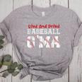 Loud And Proud Baseball G'Ma Baseball Mom Women's Heather T-Shirt Athletic Heather