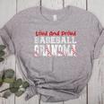 Loud And Proud Baseball Grandma Baseball Mom Heart Women's Heather T-Shirt Athletic Heather Loud And Proud Baseball Grandma Baseball Mom Heart Women's Heather T-Shirt Athletic Heather
