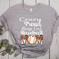 Loud And Proud Baseball Mom Messy Bun 2024 Women's Heather T-Shirt Athletic Heather