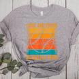Loud And Proud Baseball Mom Vibrant Colorful Stripe Women's Heather T-Shirt Athletic Heather