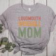 Loudmouth Baseball Mom Mother's Day Sports Cute Women's Heather T-Shirt Athletic Heather Loudmouth Baseball Mom Mother's Day Sports Cute Women's Heather T-Shirt Athletic Heather