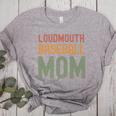 Loudmouth Baseball Mom Sports Cute Text Premium Women's Heather T-Shirt Athletic Heather Loudmouth Baseball Mom Sports Cute Text Premium Women's Heather T-Shirt Athletic Heather