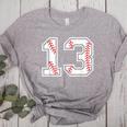 Lucky Number 13 Baseball Mom Baseball Number 13 Lucky 13 Women's Heather T-Shirt Athletic Heather Lucky Number 13 Baseball Mom Baseball Number 13 Lucky 13 Women's Heather T-Shirt Athletic Heather