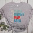 Mama Mommy Mom Bruh Baseball Mom Lover Mother's Day Women's Heather T-Shirt Athletic Heather