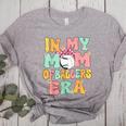In My Mom Of Ballers Era Groovy Volleyball Baseball Mom Cute Women's Heather T-Shirt Athletic Heather In My Mom Of Ballers Era Groovy Volleyball Baseball Mom Cute Women's Heather T-Shirt Athletic Heather