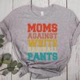 Moms Against Baseball Pants Baseball Mom Mother Women's Heather T-Shirt Athletic Heather