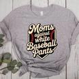 Moms Against Baseball Pants Baseball Mom Premium Tri-Blend Women's Heather T-Shirt Athletic Heather