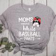 Moms Against White Baseball Pants For a Baseball Mom Women's Heather T-Shirt Athletic Heather