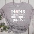 Moms Against White Baseball Pants For Baseball Moms Women's Heather T-Shirt Athletic Heather