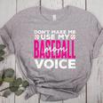 Mothers Don'T Make Me Use My Baseball Mom Voice Women's Heather T-Shirt Athletic Heather Mothers Don'T Make Me Use My Baseball Mom Voice Women's Heather T-Shirt Athletic Heather