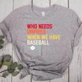 Who Needs Umpires When We Have Baseball Moms Vintage Women's Heather T-Shirt Athletic Heather Who Needs Umpires When We Have Baseball Moms Vintage Women's Heather T-Shirt Athletic Heather