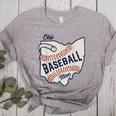 Ohio Baseball Mom Women's Heather T-Shirt Athletic Heather