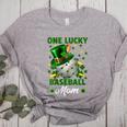 One Lucky Baseball Mom St Patricks Day One Lucky Mom Women Women's Heather T-Shirt Athletic Heather One Lucky Baseball Mom St Patricks Day One Lucky Mom Women Women's Heather T-Shirt Athletic Heather