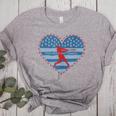 Primitive Patriotic American Baseball Mom Softball Dingers Women's Heather T-Shirt Athletic Heather Primitive Patriotic American Baseball Mom Softball Dingers Women's Heather T-Shirt Athletic Heather