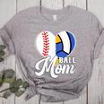 Proud Ball Mom Volleyball Baseball Mom Heart Women's Heather T-Shirt Athletic Heather Proud Ball Mom Volleyball Baseball Mom Heart Women's Heather T-Shirt Athletic Heather