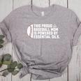 Proud Baseball Mom Essential Oils Meme For Oils Mom Women's Heather T-Shirt Athletic Heather