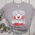 Proud Baseball Mom For Women Mom Baseball Mama Women's Heather T-Shirt Athletic Heather Proud Baseball Mom For Women Mom Baseball Mama Women's Heather T-Shirt Athletic Heather