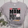 Proud Mom Of An Awesome Baseball Baseball Mom Women's Heather T-Shirt Athletic Heather Proud Mom Of An Awesome Baseball Baseball Mom Women's Heather T-Shirt Athletic Heather