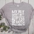 Proud Sassy Baseball Mom Women's Heather T-Shirt Athletic Heather
