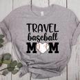 Proud Sports Mom Travel Baseball Mom For Game Day Women's Heather T-Shirt Athletic Heather