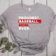 Proudest Baseball Mom Ever Women's Heather T-Shirt Athletic Heather Proudest Baseball Mom Ever Women's Heather T-Shirt Athletic Heather