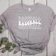Retro Baseball Mama Groovy Baseball Mom Premium Women's Heather T-Shirt Athletic Heather Retro Baseball Mama Groovy Baseball Mom Premium Women's Heather T-Shirt Athletic Heather