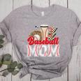 Retro Coffee Baseball Mama Mother's Day Baseball Mom Women's Heather T-Shirt Athletic Heather